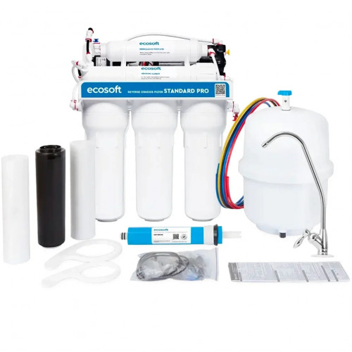 Фільтр зворотного осмосу з помпою Ecosoft Standard PRO MO550