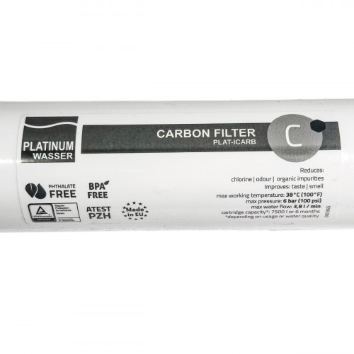 Постфильтр для обратного осмоса Platinum Wasser PLAT-ICARB-QC