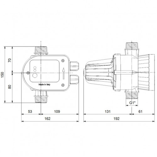 Контроллер давления Grundfos реле PM START 2,2 SCHUKO
