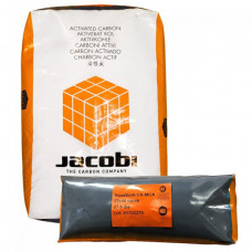 Активированный уголь из скорлупы кокосового ореха для очистки воды от растворимых примесей Jacobi AquaSorb CR 25 кг