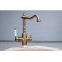 Смеситель комбинированный Fabiano FKM 314 Brass Antique
