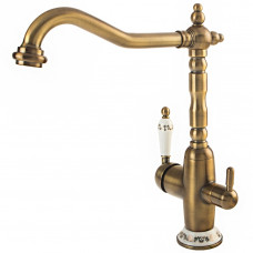 Смеситель комбинированный Fabiano FKM 314 Brass Antique