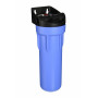 Колба магистрального фильтра для очистки воды Pentair (Pentek) 1/2" 10" Slim Line голубая