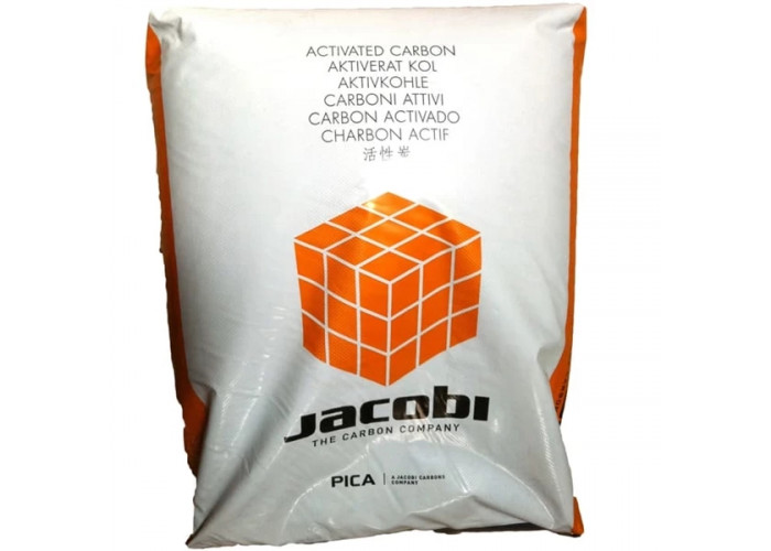 Активоване вугілля з шкаралупи кокосового горіха для очищення води від розчинних домішок Jacobi CARBON 1 л
