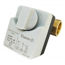 Кульовий 2-ходовий клапан н/з 1 1/4 DN32 з електроприводом Tervix Pro Line ORC