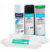 Комплект картриджей на 6 месяцев Ecosoft P'URE AquaCalcium Mint