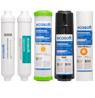 Комплект картриджей на 6 месяцев Ecosoft P'URE AquaCalcium Mint