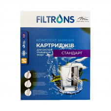 Комплект картриджів для фільтра зворотного осмосу Filtrons стандарт