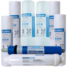 Годовой комплект картриджей для обратного осмоса Filtrons 5 степеней