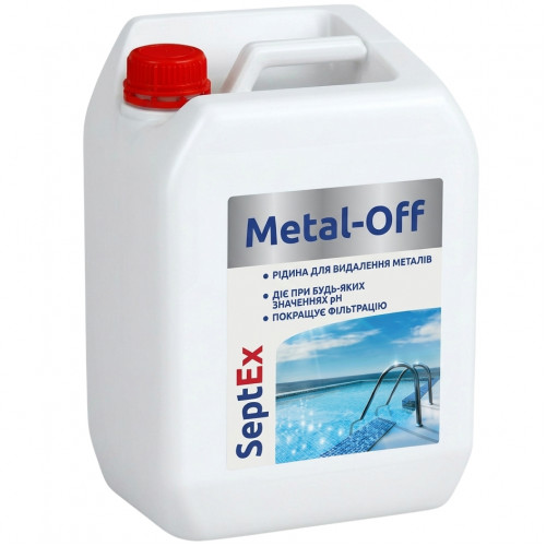 Препарат для видалення металів із води басейну SeptEx Metal-Off 10 л